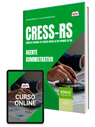Capa Apostila CRESS-RS 2026 - Agente Administrativo