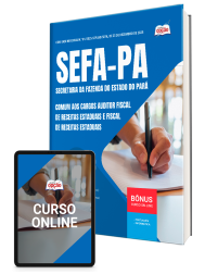 Capa Apostila SEFA-PA 2026 - Comum aos Cargos Auditor Fiscal de Receitas Estaduais e Fiscal de Receitas Estaduais