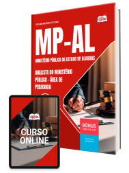 Capa Apostila MP-AL 2026 - Analista do Ministério Público - Área de Pedagogia