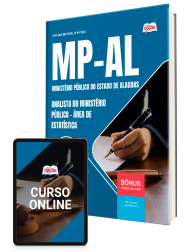 Capa Apostila MP-AL 2026 - Analista do Ministério Público - Área de Estatística