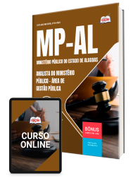 Capa Apostila MP-AL 2026 - Analista do Ministério Público - Área Gestão Pública