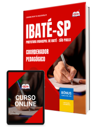 Capa Apostila Prefeitura de Ibaté - SP 2026 - Coordenador Pedagógico