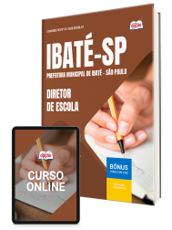 Capa Apostila Prefeitura de Ibaté - SP 2026 - Diretor de Escola