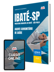 Capa Apostila Prefeitura de Ibaté - SP 2026 - Agente Comunitário de Saúde