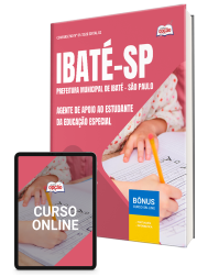 Capa Apostila Prefeitura de Ibaté - SP 2026 - Agente de Apoio ao Estudante da Educação Especial