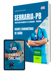 Capa Apostila Prefeitura de Serraria-PB 2026 - Agente Comunitário de Saúde