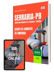 Capa Apostila Prefeitura de Serraria-PB 2026 - Agente de Combate às Endemias
