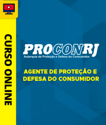 Capa Curso Procon-RJ - Agente de Proteção e Defesa do Consumidor