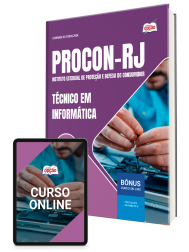 Capa Apostila PROCON-RJ 2026 - Técnico em Informática