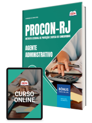 Capa Apostila PROCON-RJ 2026 - Agente Administrativo