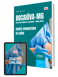 Capa Apostila Prefeitura de Bocaiúva-MG 2026 - Agente Comunitário de Saúde