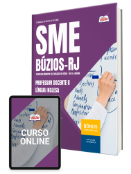 Capa Apostila Prefeitura de Búzios-RJ 2026 - Professor Docente II - Língua Inglesa