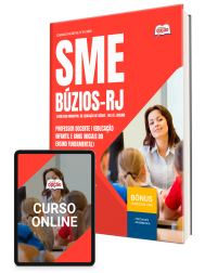 Capa Apostila Prefeitura de Búzios-RJ 2026 - Professor Docente I (Educação Infantil e Anos Iniciais do Ensino Fundamental)