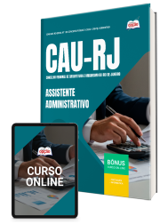 Capa Apostila CAU-RJ 2026 - Assistente Administrativo