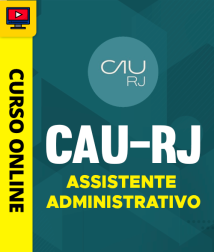 Capa Curso CAU-RJ 2026 - Assistente Administrativo