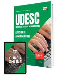 Capa Apostila UDESC 2026 - Técnico Universitário de Suporte - Assistente Administrativo