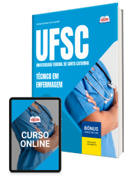 Capa Apostila UFSC 2026 - Técnico em Enfermagem