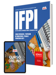 Capa Apostila IFPI 2026 - Professor do Ensino Básico, Técnico e Tecnológico (EBTT) - Língua Portuguesa
