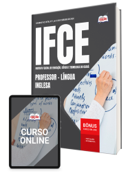 Capa Apostila IFCE 2026 - Professor - Língua Inglesa