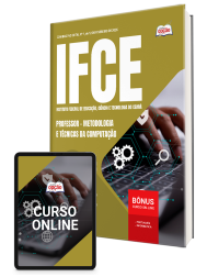Capa Apostila IFCE 2026 - Professor - Metodologia e Técnicas da Computação