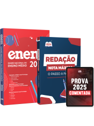 Capa Apostila ENEM 2026 +  Última Prova Comentada 