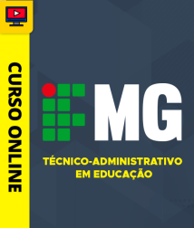 Capa Curso IFMG - Técnico-Administrativo em Educação