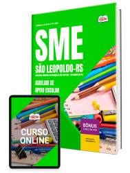 Capa Apostila Prefeitura de São Leopoldo - RS 2026 - Auxiliar de Apoio Escolar