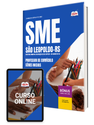 Capa Apostila Prefeitura de São Leopoldo - RS 2026 - Professor de Currículo/Séries Iniciais