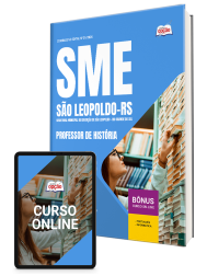 Capa Apostila Prefeitura de São Leopoldo - RS 2026 - Professor de História