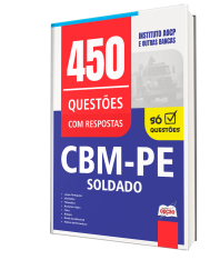 Capa Caderno de Questões CBM-PE - Soldado - 450 Questões Gabaritadas