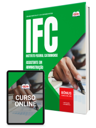 Capa Apostila IFC 2026 - Assistente em Administração