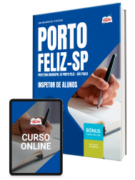 Capa Apostila Prefeitura de Porto Feliz - SP 2026 - Inspetor de Alunos