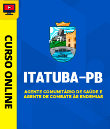Capa Curso Prefeitura de Itatuba - PB - Agente Comunitário de Saúde e Agente de Combate às Endemias 