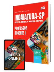 Capa Apostila Prefeitura de Indaiatuba - SP 2026 - Professor Docente I