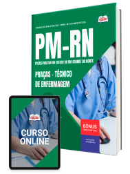 Capa Apostila PM-RN 2026 - Praças - Técnico de Enfermagem