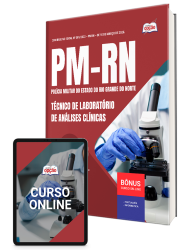 Capa Apostila PM-RN 2026 - Praças - Técnico de Laboratório de Análises Clínicas