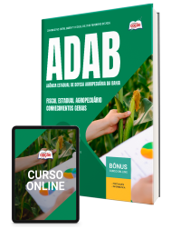 Capa Apostila ADAB 2026 - Fiscal Estadual Agropecuário - Conhecimentos Gerais