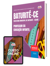 Capa Apostila Prefeitura de Baturité-CE 2026 - Professor da Educação Infantil