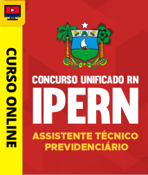 Capa Concurso Unificado RN 2026 - IPERN -  Assistente Técnico Previdenciário