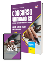 Capa Apostila Unificado RN 2026 - Agente Administrativo Previdenciário