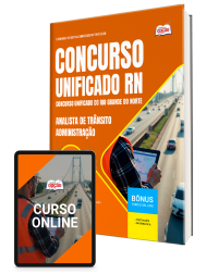 Capa Apostila Unificado RN 2026 - Analista de Trânsito - Administração