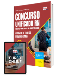 Capa Apostila Unificado RN 2026 - Assistente Técnico Previdenciário