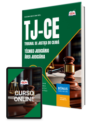Capa Apostila TJ-CE  2026 - Técnico Judiciário - Área Judiciária