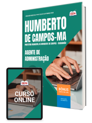Capa Apostila Prefeitura de Humberto de Campos-MA 2026 - Agente de Administração