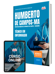 Capa Apostila Prefeitura de Humberto de Campos-MA 2026 - Técnico em Enfermagem
