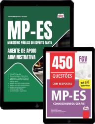Capa Combo MP-ES 2026 - Agente de Apoio - Administrativa