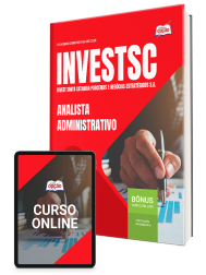 Capa Apostila InvestSC 2026 - Analista Administrativo