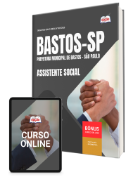 Capa Apostila Prefeitura de Bastos - SP 2026 - Assistente Social