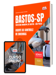 Capa Apostila Prefeitura de Bastos - SP 2026 - Agente de Controle de Endemias