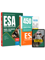 Capa Combo ESA 2026 - Curso de Formação de Sargento - Área: Combatente/Logística e Aviação
